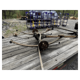 GM 12-Bolt Rear End Assembly with Leaf Spring, Traction Bars and Driveshaft