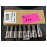 Proto 8 Pc 1/2in Drive Advanced Hex Bit Set, MM