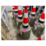 New Safety Traffic Cones, 27in Tall