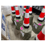 New Safety Traffic Cones, 27in Tall