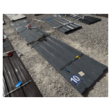 (70) Pcs Grey Metal Roof Panels, 16ft Long x 3ft Wide