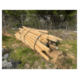 Untreated Wood Posts, Assorted Diameters and Lengths