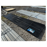(70) Pcs Black Metal Roof Panels, 12ft Long x 3ft Wide
