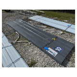 (70) Pcs Grey Metal Roof Panels, 12ft Long x 3ft Wide
