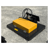 Mini-Skidsteer Brush Cutter Mower Attachment