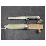 Turkish M5 Bayonet with Reproduction M*A1 Scabbard for M1 Garand