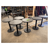 (6) Matching Cafe Round Tables