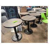 (7) Matching Cafe Round Tables