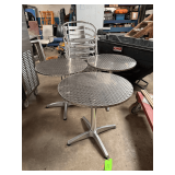 Patio Table and Chair Sets - (3) Tables and (6) Stackable Chairs