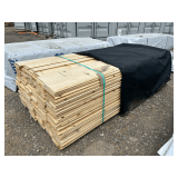 Stack- Ponderosa Pine V-Groove Siding 1"x8"x6