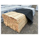 Stack- Ponderosa Pine V-Groove Siding 1"x8"x8