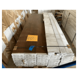 Pallet Premium Hardwood Flooring, Hickory, 3/8"x7.5" x Random Length to 84" 824 Total Square Feet