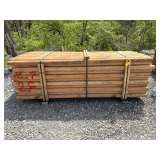 Stack- Douglas Fir Round Posts,  3 1/4"x8