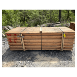 Stack- Douglas Fir Round Posts,  3 1/4"x8