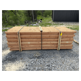 Stack- Douglas Fir Round Posts,  3 1/4"x8