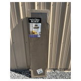 Hardwood Reflections Butcher Block Shelving w/ Walnut Finish