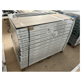 Pallet-Tarkett Hybrid Resilient Flooring with Attached Pad, Color- Preservation Linen,  6.97"x50.79" 30mil Wear Layer, 1216 Total Square Feet