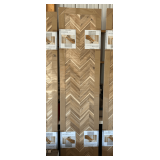 CenterPointe Chevron Butcher Block Countertop-Acadia Wood Species, 25" Wide-98" Long-1.5" Thick