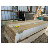 Stack- Primed MDF Trim, 240 Pieces, 1"x3"x7