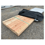 Stack- Douglas Fir Tongue and Groove Decking 2"x6"x12
