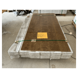 Pallet Premium Hardwood Flooring, Birch, 3/8"x6.5" x Random Length,  345 Total Square Feet