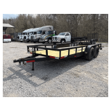 16ft Tandem Axle Shop Built Utility Trailer