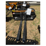 2025 Wolverine Unused PFA-11-3300G Skidsteer Hydraulic Adjustable Pallet Forks