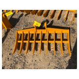 2026 GIYI Unused Mini-Excavator 38in Rake for CAT303