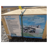 2025 SDLanch Unused SDLC2030FT 20ft x 30ft All-Steel Carport with Enclosed Sidewalls