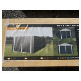 2026 ATS Power Unused ATS-MS1119 11ft x 19ft Metal Garage Shed with Double Front Doors