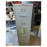 Four Drawer Metal Filing Cabinet