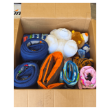 Lot - Assorted Nap Mats, Lunch Boxes, and Stuffed Animals