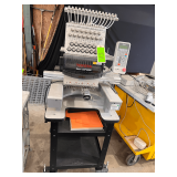 Toyota Expert ESP 9000 Commercial Embroidery Machine with Rolling Cart