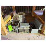 Lot - Assorted Bins and Tools