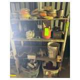 Lot - Weedeater String, Fuel Tank, Cases, Tools, Drain Elbows, misc