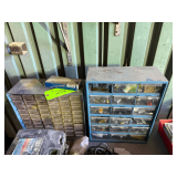 (2) Sorter Bins with Assorted Supplies