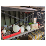 Shelf Lot - Bulbs, Wheels, Cords