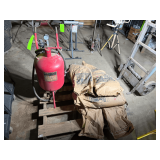 Lot - CP 40lb Abrasive Blaster with Blast Media