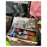 Lot - Staplers, Staples and a Craftsman Router