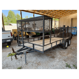 L&W Tandem Axle Landscape Trailer