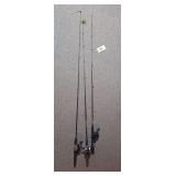 Lot - (3) Fishing Rods and Reels including Abu Garcia and Quantum