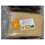 UPF 50+ Yellow Outdoor Patio Fabric Screen, 65.62ft L x 6.56ft W