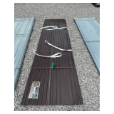 (30) New Brown Metal Roof Panels, 12ft L x 3ft W