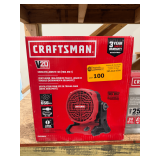 New Craftsman 20V Cordless Job Site Fan - Tool Only
