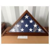 Flag Display Case in Walnut