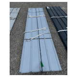 (70) New White Metal Roof Panels, 12ft L x 3ft W