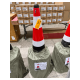 20 Safety Traffic Cones, 15in x 27in
