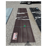 (70) New Brown Metal Roof Panels, 12ft L x 3ft W