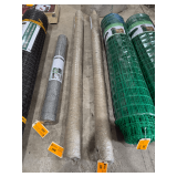 Rust-Resistant Galvanized Iron Wire Mesh Garden Fence Barrier, 6ft H x 100ft L