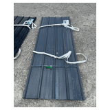 (70) New Grey Metal Roof Panels, 8ft L x 3ft W
